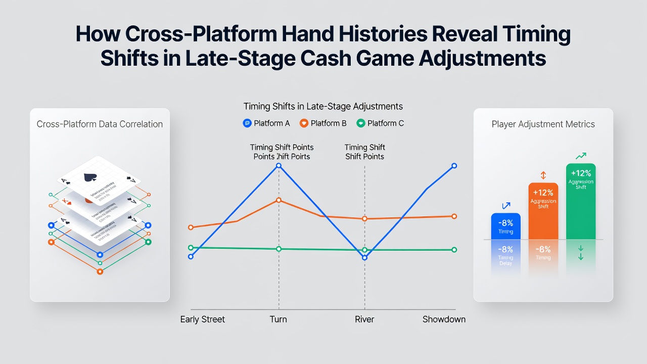 Visualisierung von Entscheidungszeiten in späten Cash-Game-Phasen basierend auf Cross-Plattform-Daten