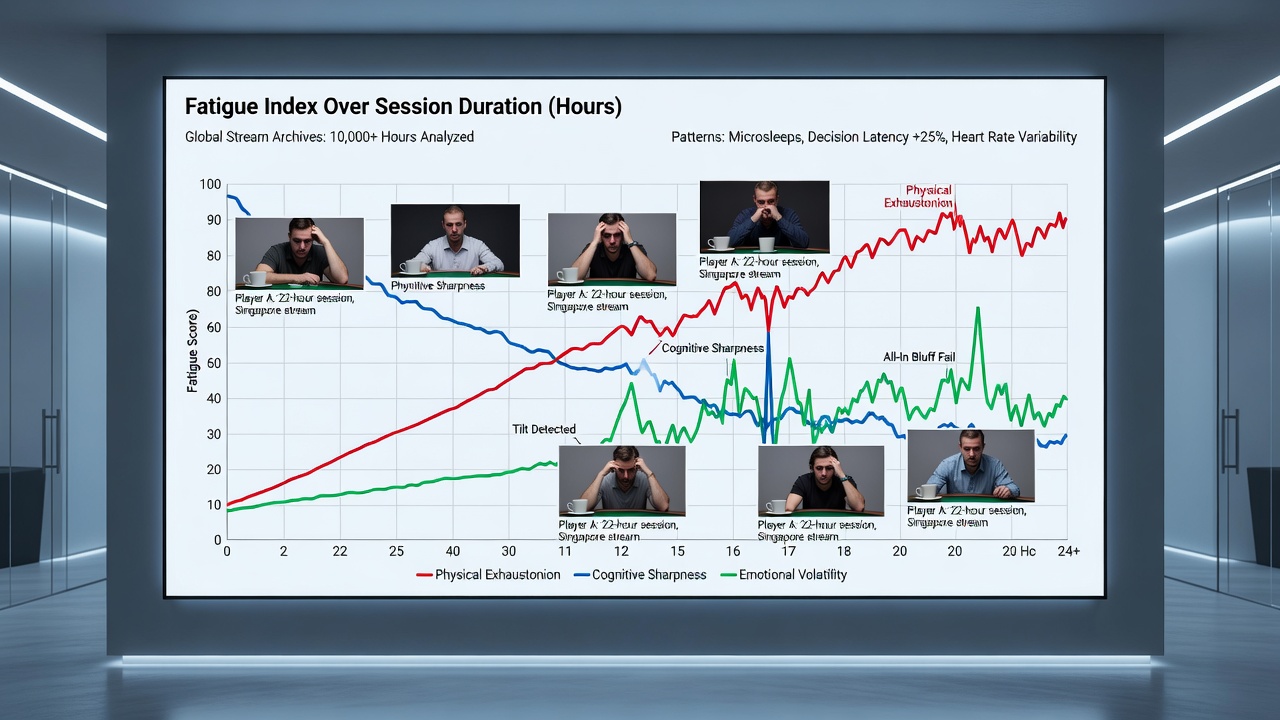Diagramme und Muster von Entscheidungszeiträumen in Poker-Stream-Archiven