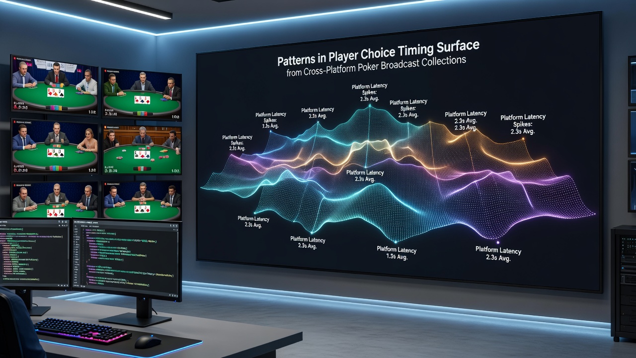 Datenvisualisierung von Timing-Mustern in Poker-Broadcast-Archiven