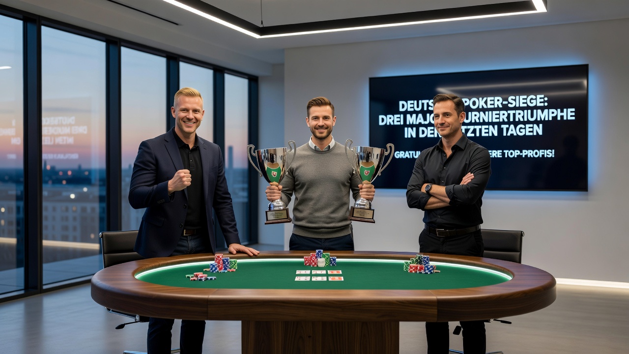 Pokerturnier-Highlights mit deutschen Spielern bei WSOP und EPT