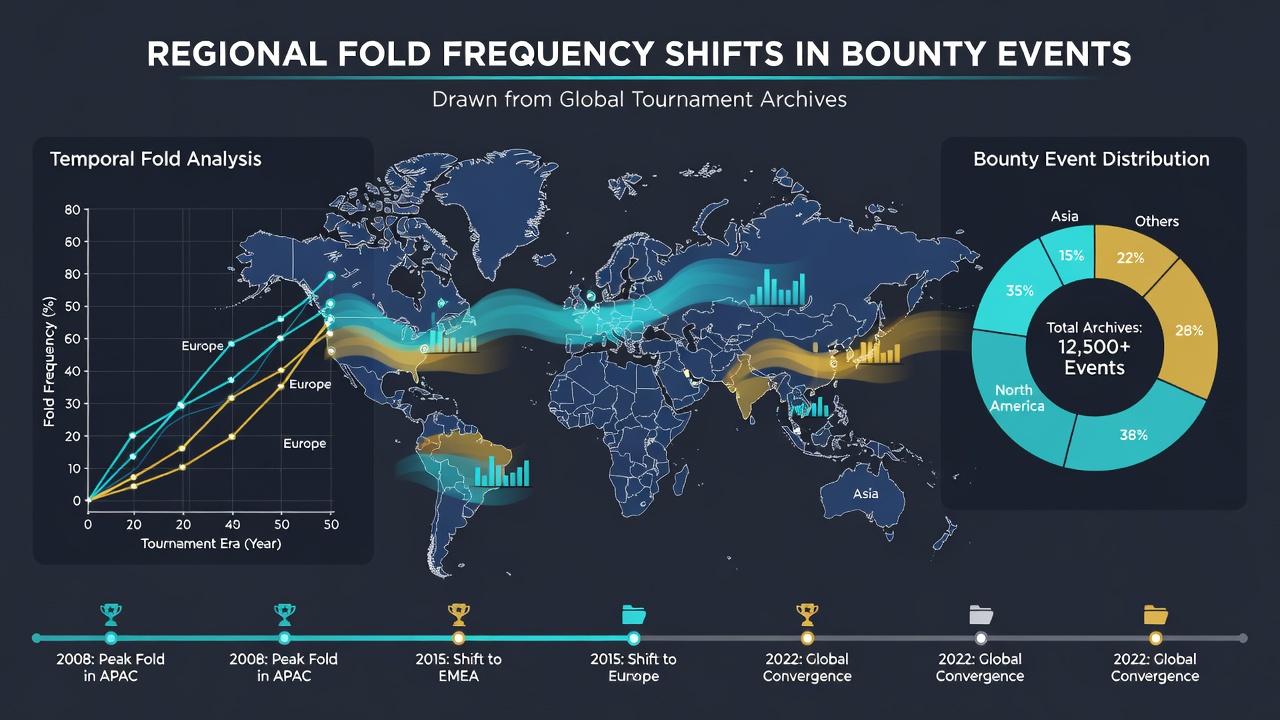 Vergleich von Fold-Mustern in Bounty-Events verschiedener Regionen