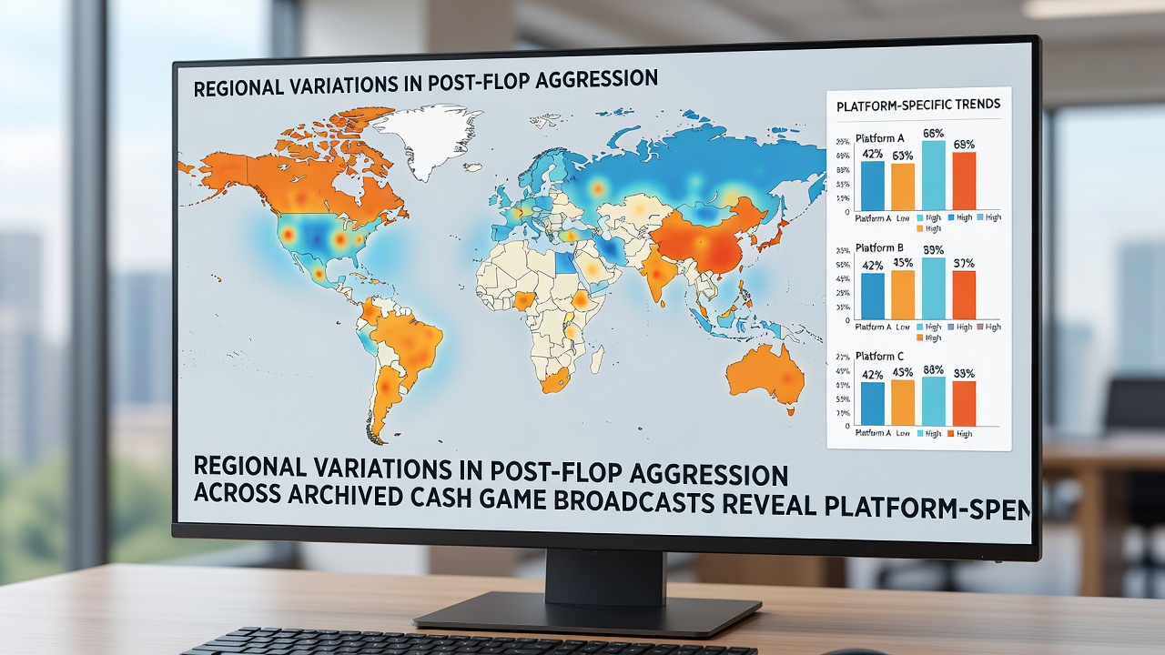 Vergleich von Aggressionsmustern in Cash-Game-Streams verschiedener Regionen und Plattformen