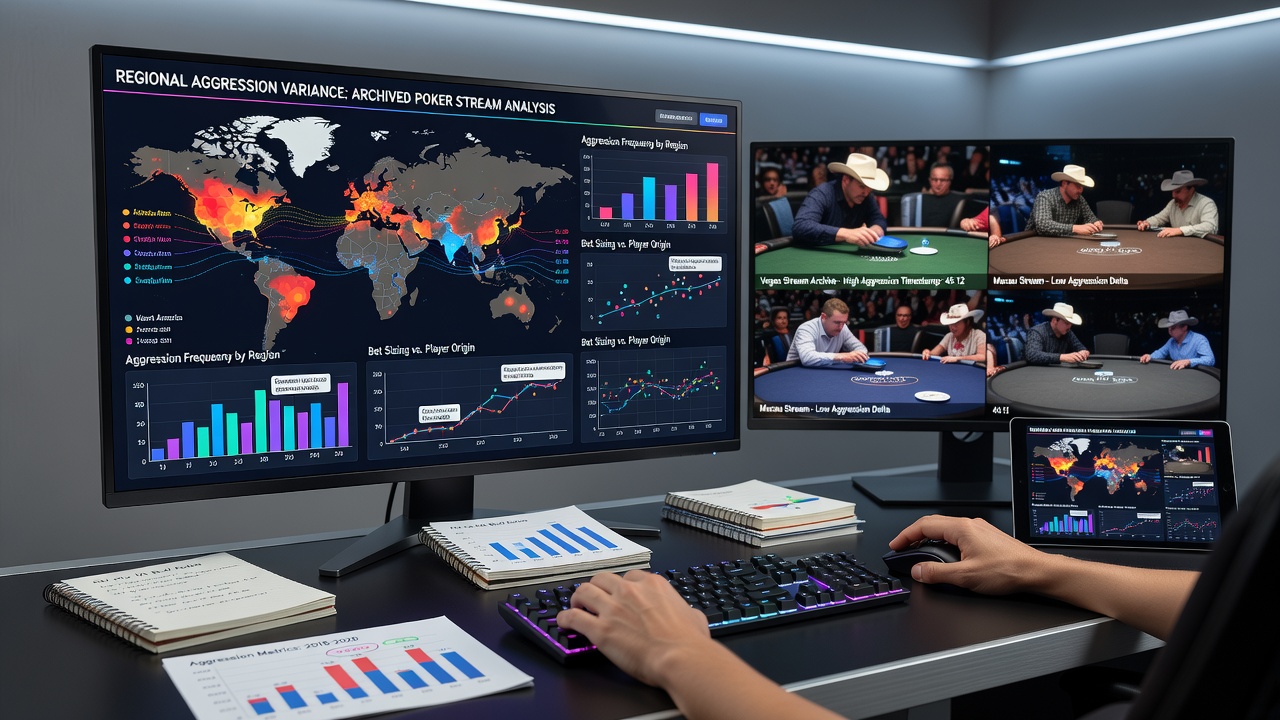 Vergleichende Analyse von Aggressionsmustern in globalen Poker-Streams